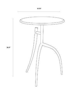   Modern European furniture - Black Marble End Table - www.oroa.com | Oroa.com