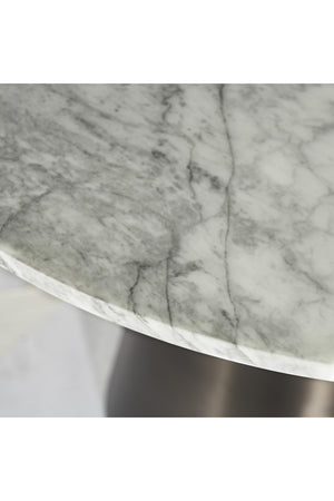   Modern European furniture - Carrara Marble Round Bistro Table - www.oroa.com | Oroa.com