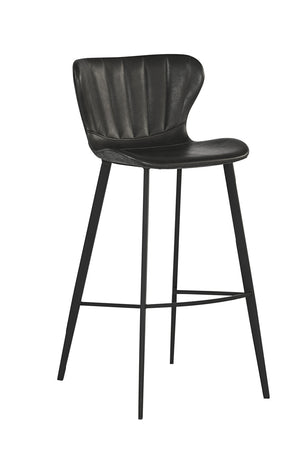 Modern European furniture - Clamshell Style Tufted Bar Stool - www.oroa.com
