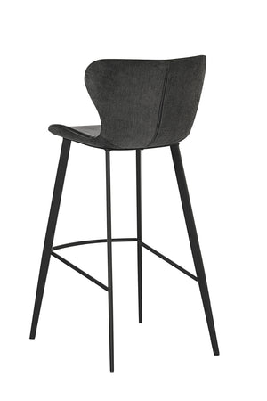 Modern European furniture - Clamshell Style Tufted Bar Stool - www.oroa.com