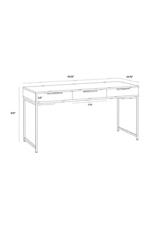   Modern European furniture - Minimalist Wood Office Desk - www.oroa.com | Oroa.com