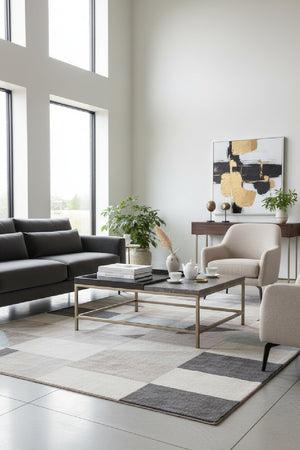   Modern European furniture - Wooden Tray Marble Coffee Table - www.oroa.com | Oroa.com