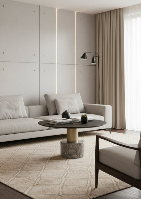   Modern European furniture - Black Oak Top Coffee Table - www.oroa.com | Oroa.com