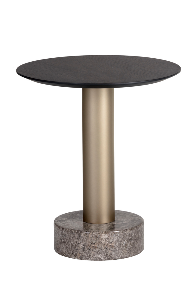 Black Oak Top End Table  Modern European furniture - www.oroa.com
