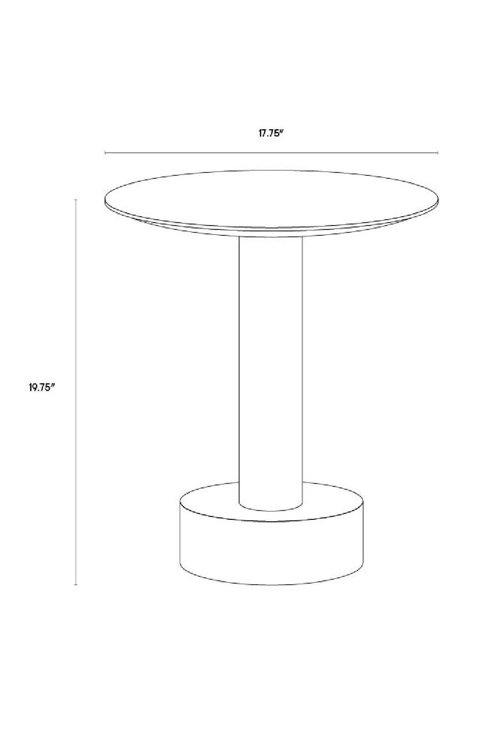   Black Oak Top End Table  Modern European furniture - www.oroa.com | Oroa.com