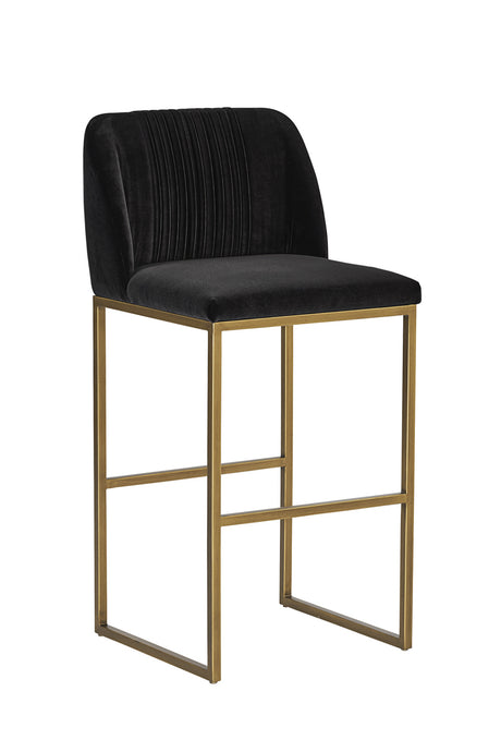 Modern European furniture - Gray Runch-Back Bar Stool - www.oroa.com