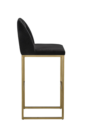 Modern European furniture - Gray Runch-Back Bar Stool - www.oroa.com