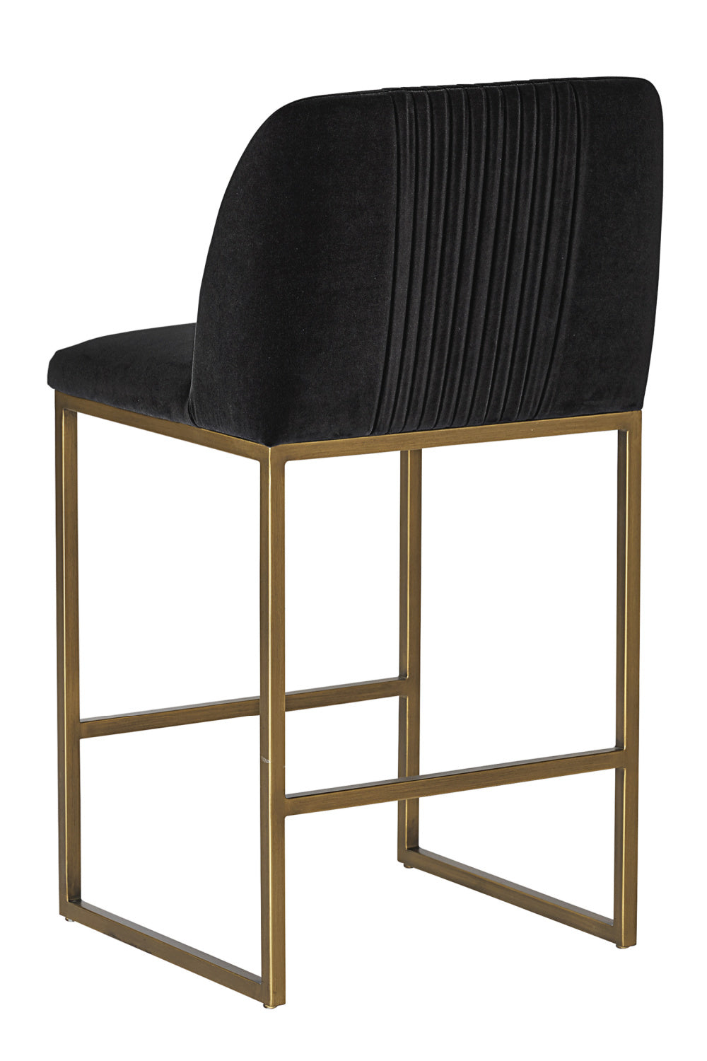 Modern European furniture - Ruched-Back Fabric Counter Stool - www.oroa.com