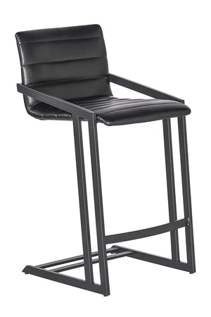 Modern European furniture - Channel-Tufted Counter Stool - www.oroa.com