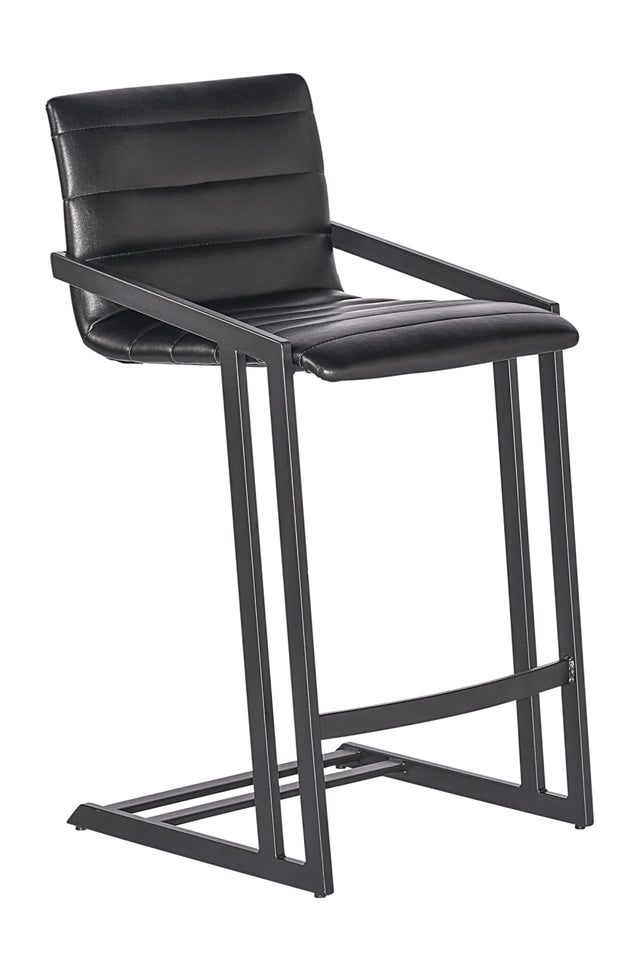 Modern European furniture - Channel-Tufted Counter Stool - www.oroa.com