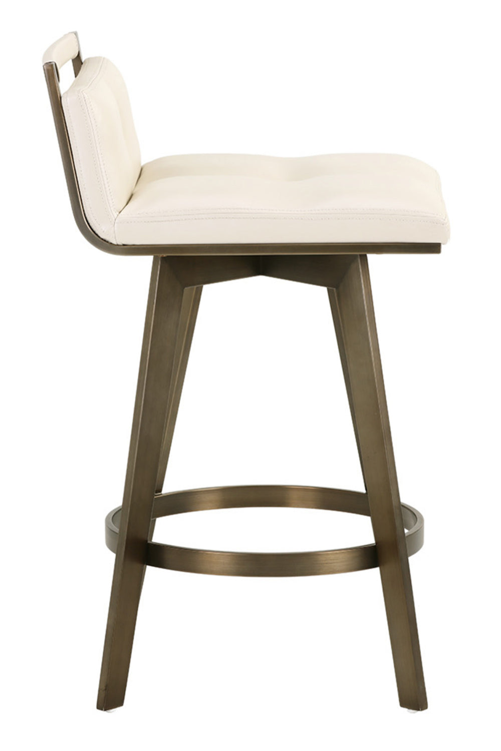 Modern European furniture - Swivel Counter Stool with Metal Frame - www.oroa.com