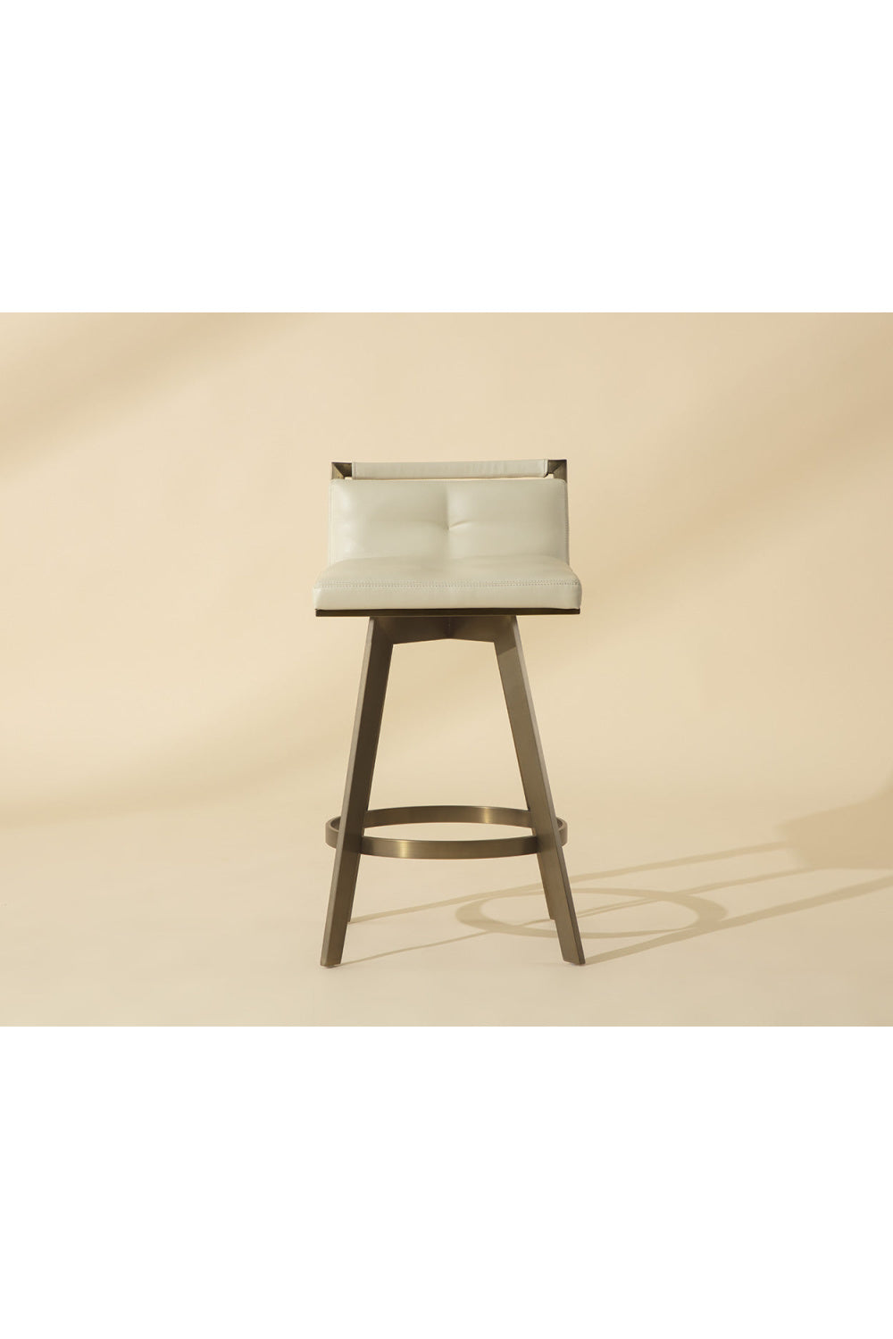 Modern European furniture - Swivel Counter Stool with Metal Frame - www.oroa.com