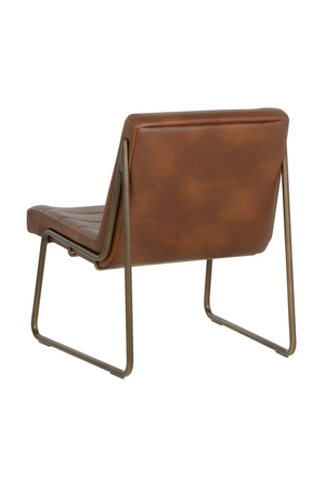   Modern European furniture - Brown Leather Lounge Chair - www.oroa.com | Oroa.com