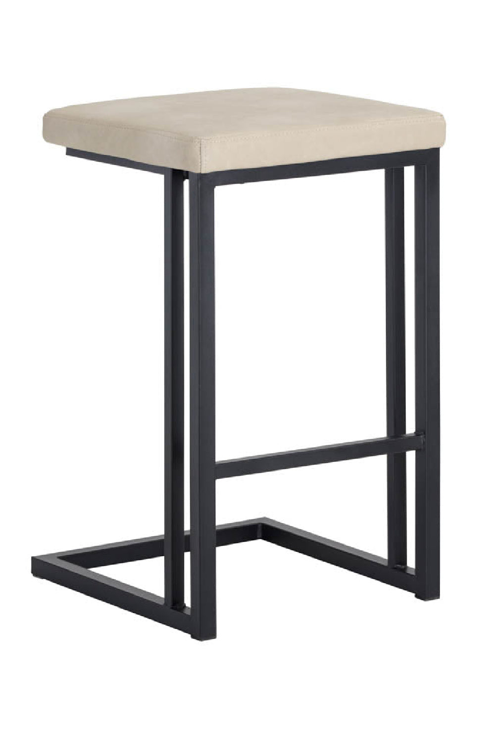 Modern European furniture - Leather-Look Backless Counter Stools (2) - www.oroa.com
