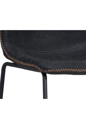 Modern European furniture - Antique Black Bar Stool - www.oroa.com