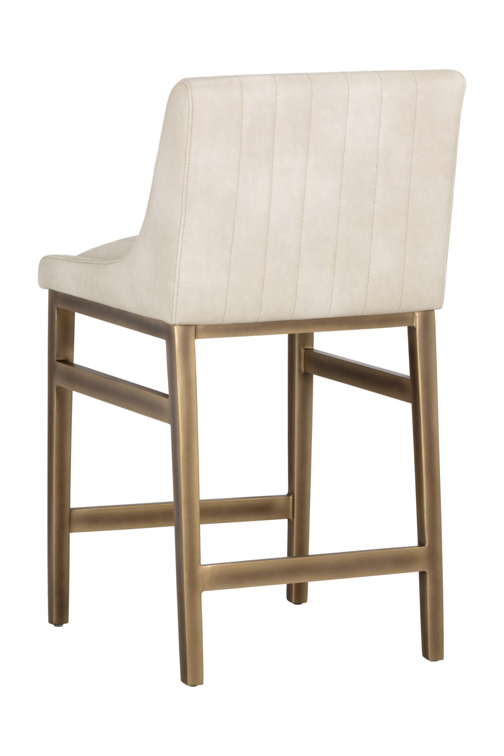 Modern European furniture - Channel-Tufted Counter Stool - www.oroa.com