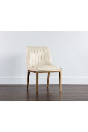   Modern European furniture - Vertical Stitched Dining Chairs (2) - www.oroa.com | Oroa.com