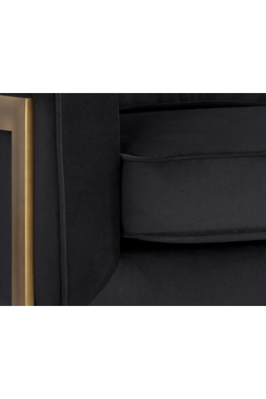   Modern European furniture - Bronze Frame Cantilevered Lounge Chair - www.oroa.com | Oroa.com