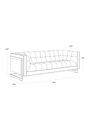   Modern European furniture - Button Tufted Sofa - www.oroa.com | Oroa.com