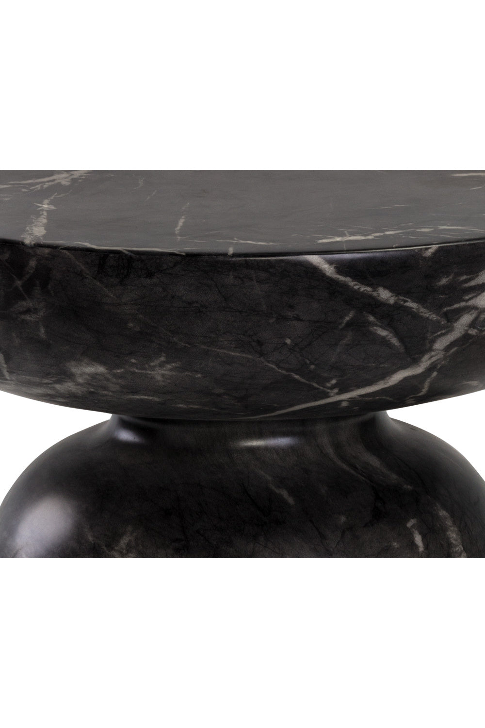 Modern European furniture - Marble-Look Indoor/Outdoor End Table - www.oroa.com