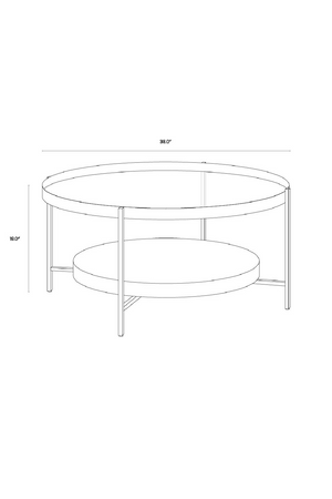   Modern European furniture - Black Glass Coffee Table - www.oroa.com | Oroa.com