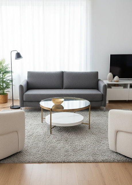 Modern European furniture - Black Glass Coffee Table - www.oroa.com