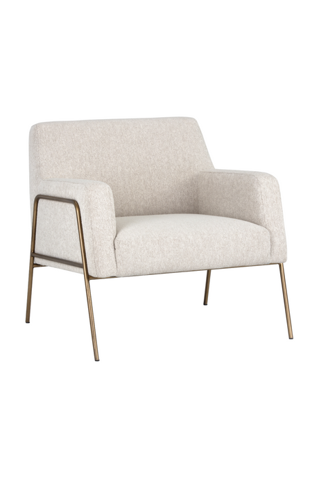 Modern European furniture - Fabric Upholstered Lounge Chair - www.oroa.com