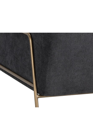 Modern European furniture - Fabric Upholstered Lounge Chair - www.oroa.com