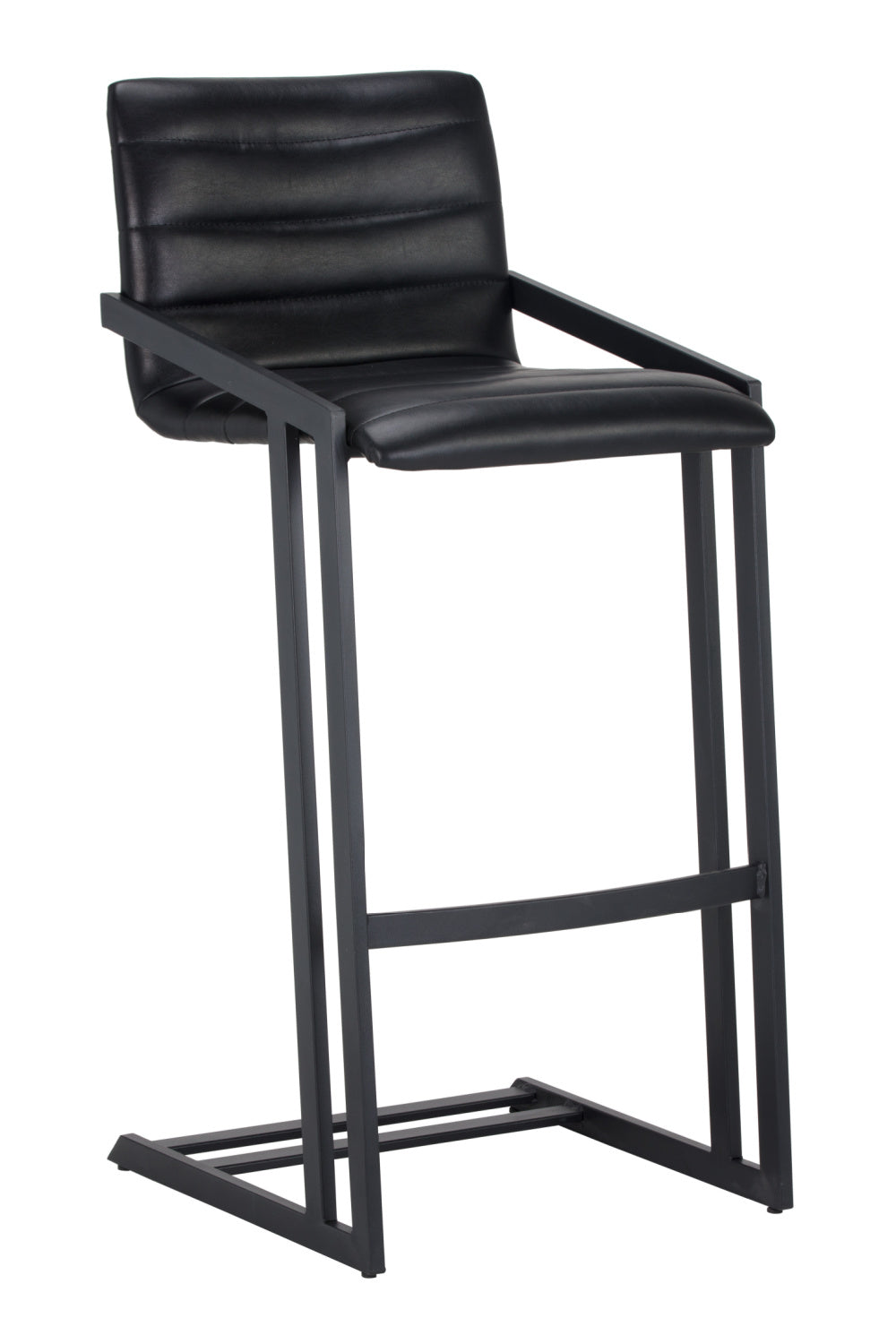 Modern European furniture - Horizontal Channel-Tufted Bar Stools (2) - www.oroa.com