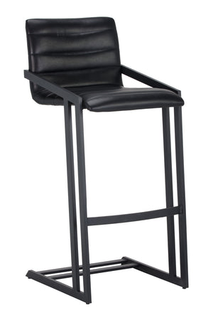 Modern European furniture - Horizontal Channel-Tufted Bar Stools (2) - www.oroa.com