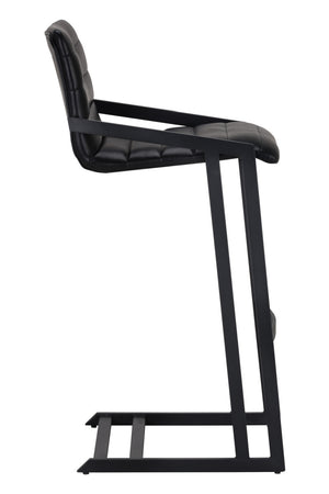 Modern European furniture - Horizontal Channel-Tufted Bar Stools (2) - www.oroa.com