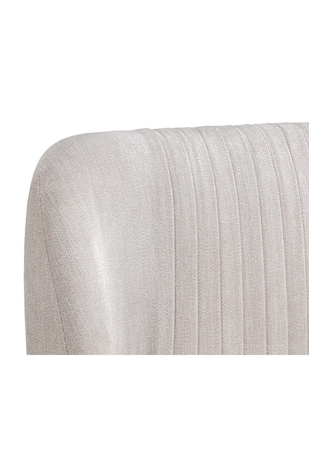 Modern European furniture - Ruched-Back Fabric Counter Stool - www.oroa.com