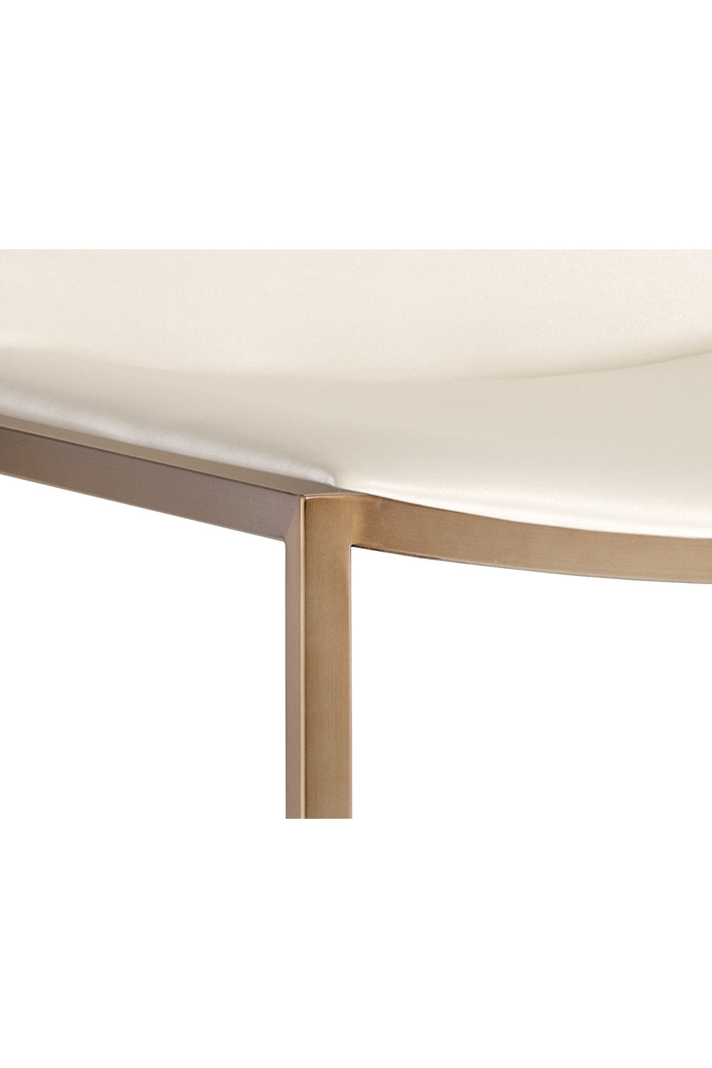 Modern European furniture - Cream Leather Look Dining Chairs (2) - www.oroa.com