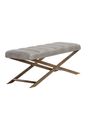   Modern European furniture - Channel Tufted Bench - www.oroa.com | Oroa.com