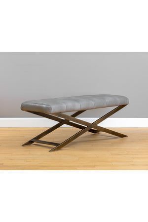   Modern European furniture - Channel Tufted Bench - www.oroa.com | Oroa.com