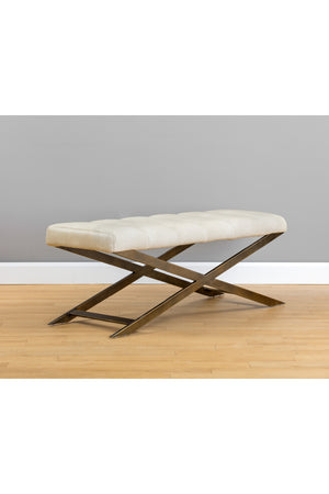   Modern European furniture - Channel Tufted Bench - www.oroa.com | Oroa.com