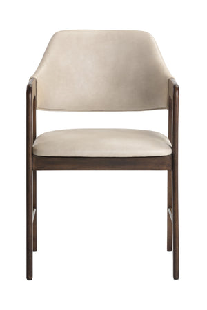 Modern European furniture - Smoked Acacia Frame Dining Chair - www.oroa.com