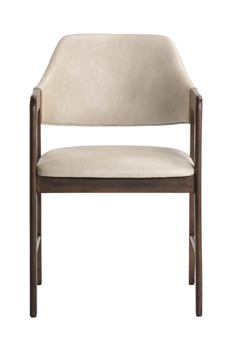 Modern European furniture - Smoked Acacia Frame Dining Chair - www.oroa.com