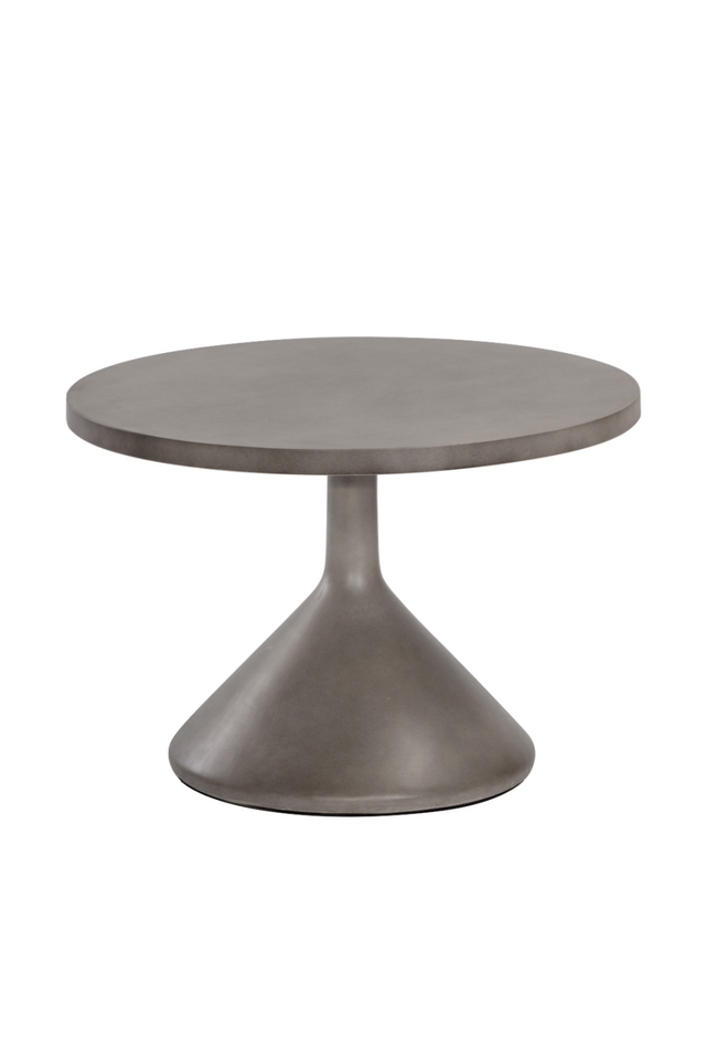 Modern European furniture - Concrete Pedestal Indoor/Outdoor Coffee Table - www.oroa.com