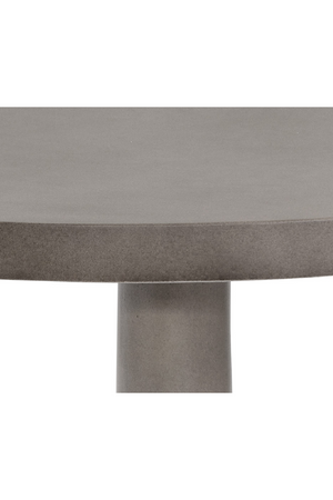   Modern European furniture - Concrete Pedestal Indoor/Outdoor Coffee Table - www.oroa.com | Oroa.com