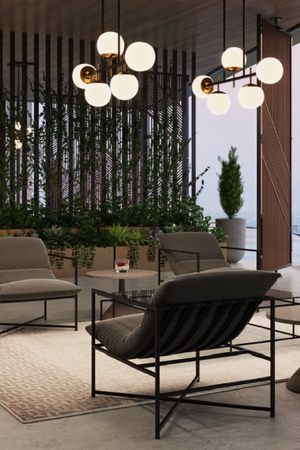   Modern European furniture - Concrete Pedestal Indoor/Outdoor Coffee Table - www.oroa.com | Oroa.com