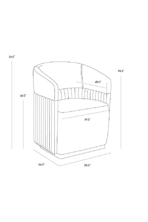 Modern European furniture - Black Leather Wheeled Lounge Chair - www.oroa.com