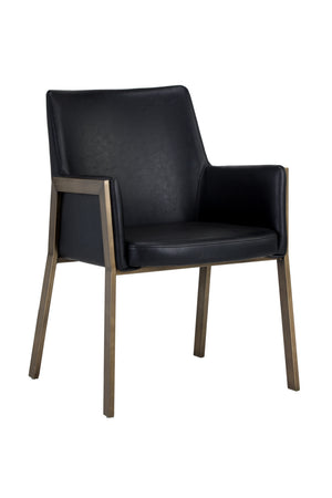 Modern European furniture - Leather Look Dining Armchair - www.oroa.com