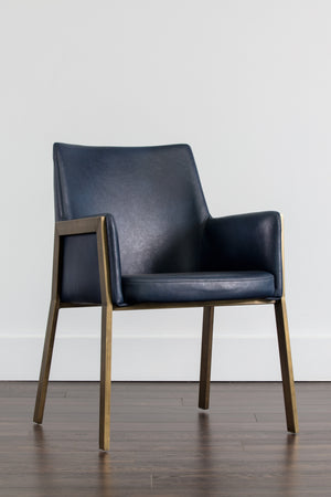 Modern European furniture - Leather Look Dining Armchair - www.oroa.com