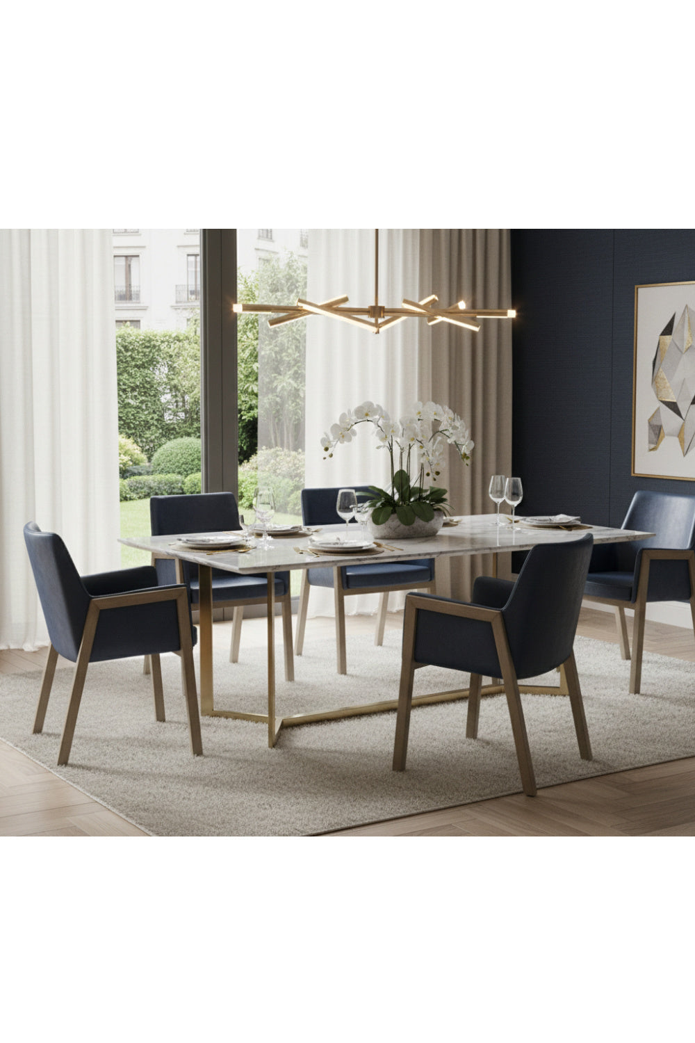 Modern European furniture - Leather Look Dining Armchair - www.oroa.com