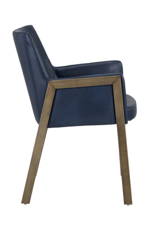 Modern European furniture - Leather Look Dining Armchair - www.oroa.com