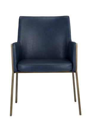 Modern European furniture - Leather Look Dining Armchair - www.oroa.com
