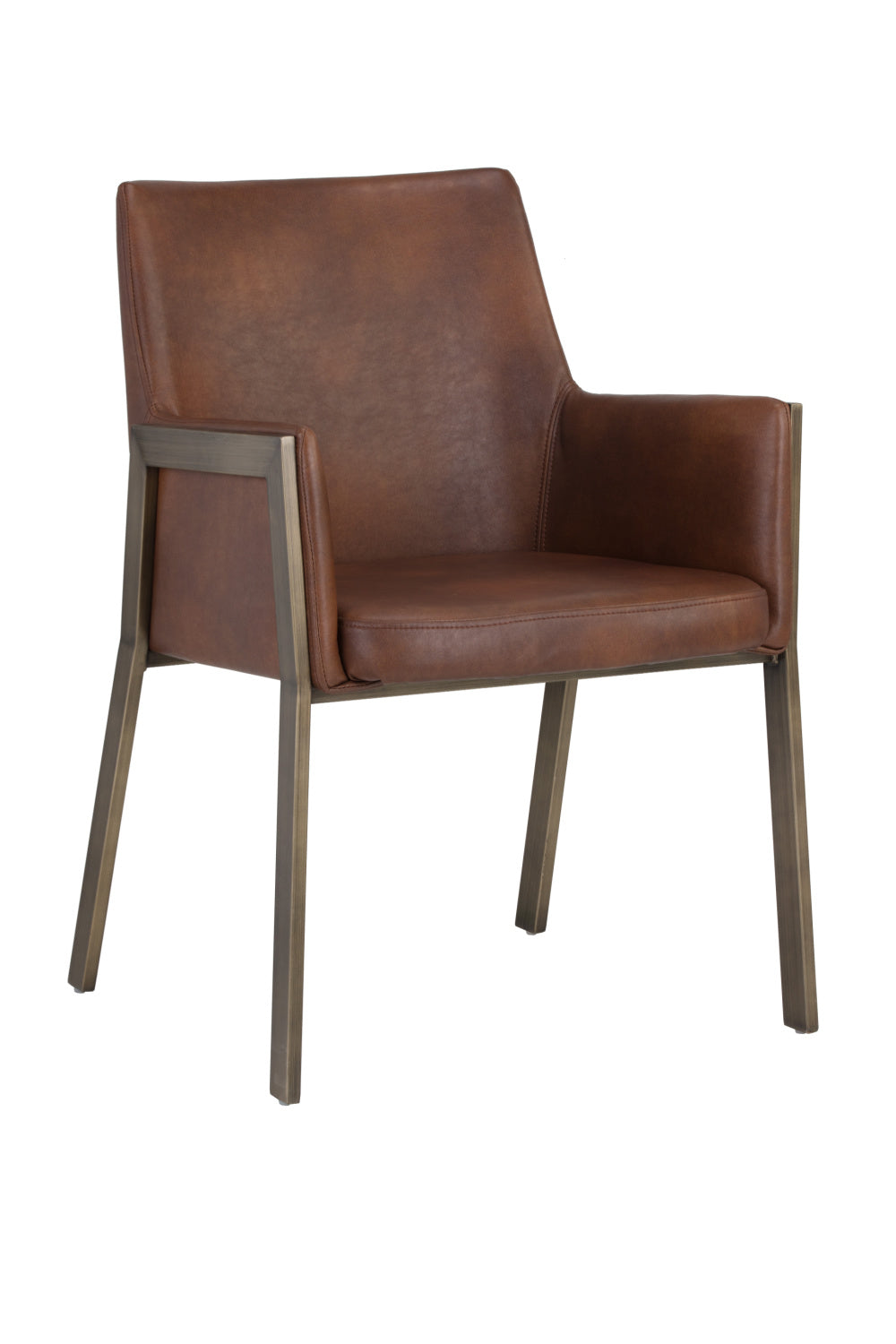 Modern European furniture - Leather Look Dining Armchair - www.oroa.com