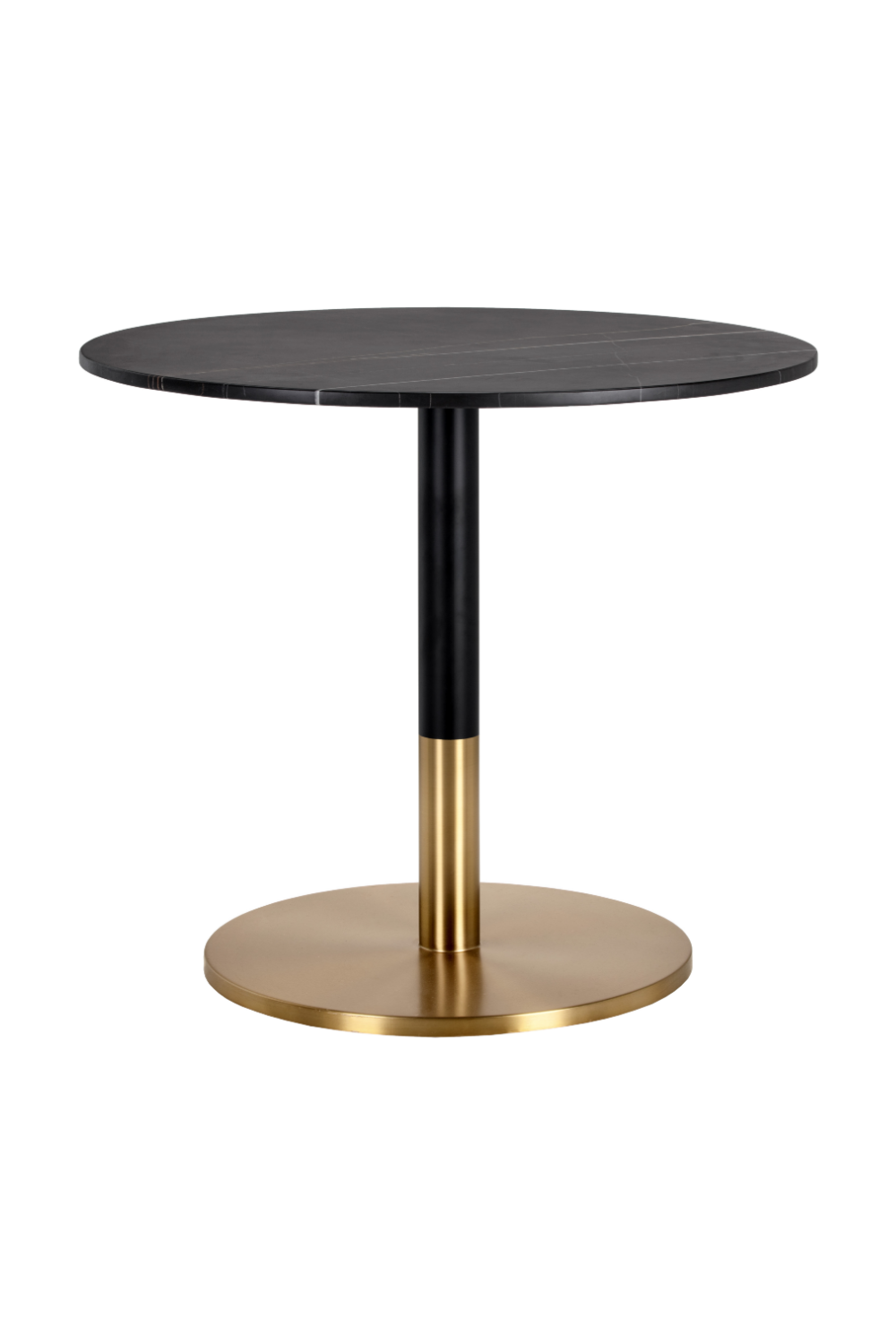   Modern European furniture - Round Black Marble Bistro Table  - www.oroa.com | Oroa.com