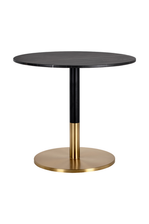  Modern European furniture - Round Black Marble Bistro Table  - www.oroa.com | Oroa.com
